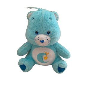Care Bear Bedtime Bear 9 inch Plush with Tag Blue Moon Star 2003 Nanco